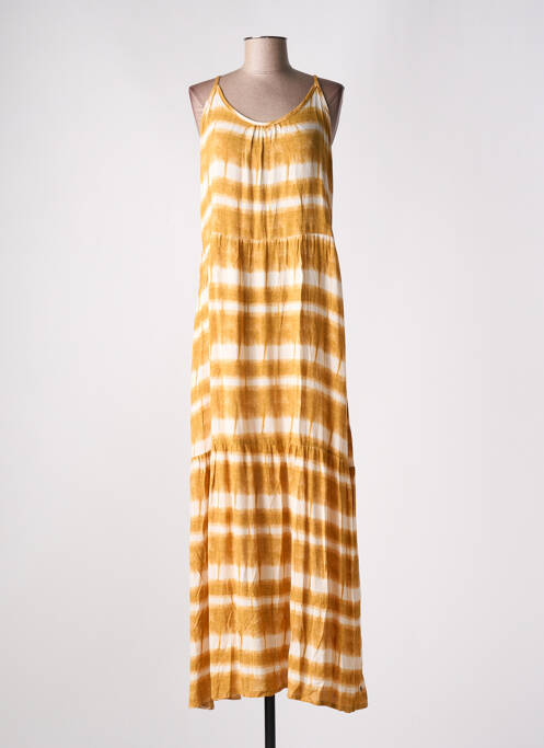 Rochie lungă galben NUMPH femeie