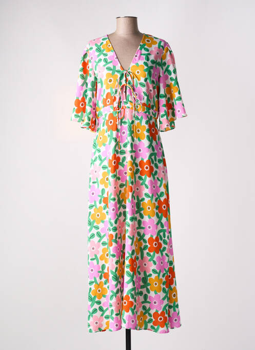 Rochie lungă alb TRAFFIC PEOPLE femeie