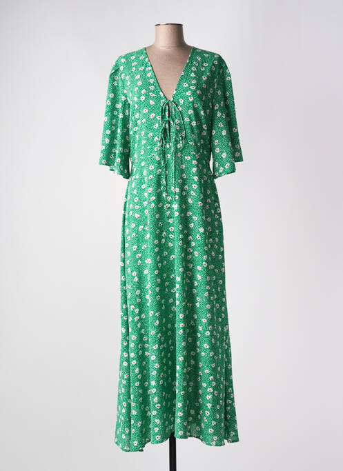 Rochie lungă verde TRAFFIC PEOPLE femeie