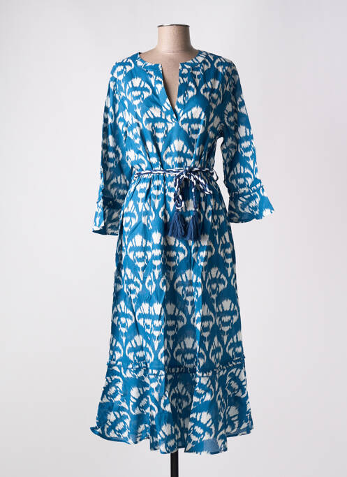 Rochie lungă albastru LOSAN femeie