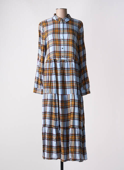 Rochie lungă albastru NUMPH femeie