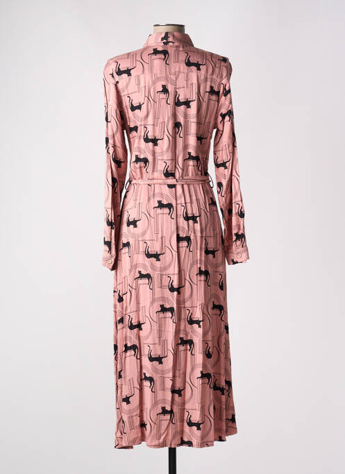 Rochie lungă roz MADEMOISELLE YEYE femeie