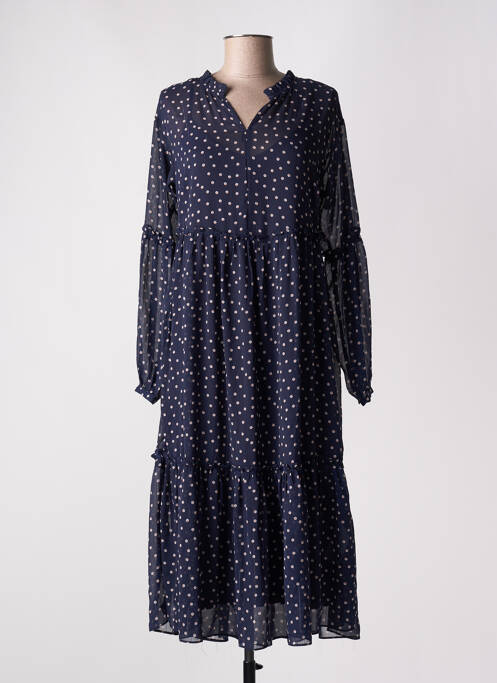 Rochie lungă albastru NUMPH femeie