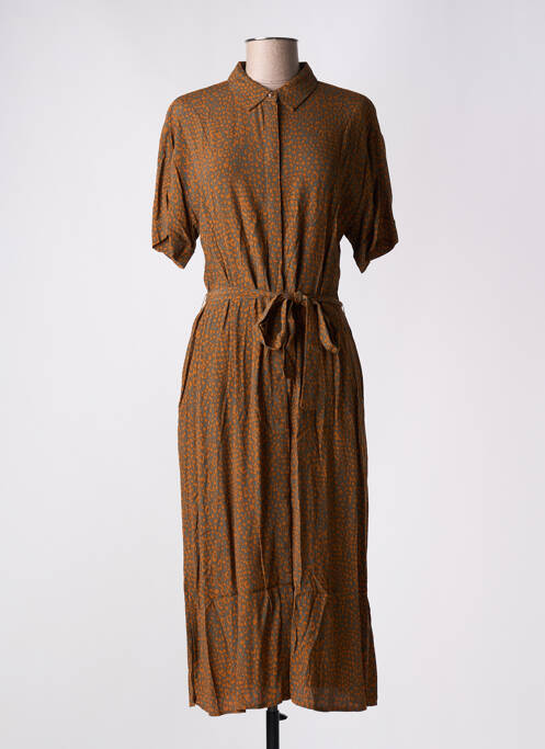 Rochie lungă maro NUMPH femeie