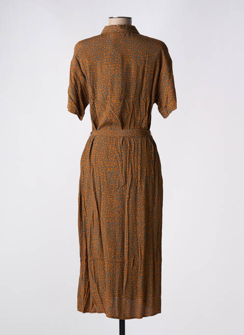 Rochie lungă maro NUMPH femeie