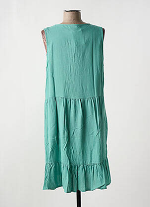 Rochie midi fără mâneci fără mâneci verde LOSAN femeie