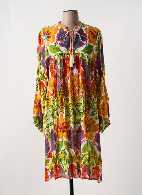 Rochie midi galben DERHY femeie