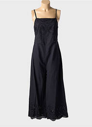 Salopetă-pantalon bretele subțiri bretele subțiri negru LOSAN femme