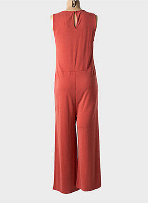 Salopetă-pantalon croială fluidă fără mâneci portocalie LOSAN femeie