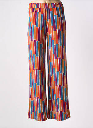 Pantalon larg portocaliu LOSAN femeie