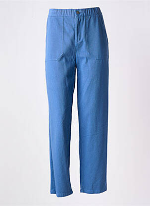 Pantalon drept albastru EMILIE.K femeie