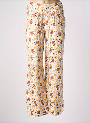 Pantalon larg bej COMPAÑIA FANTASTICA femeie