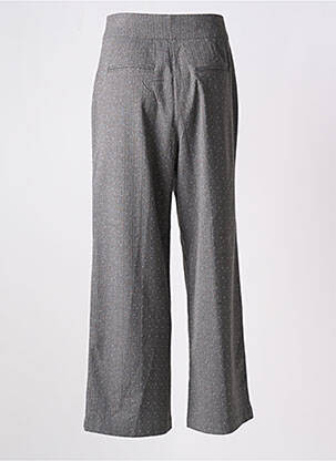 Pantalon larg talie cu cleme talie înaltă gri NUMPH femeie