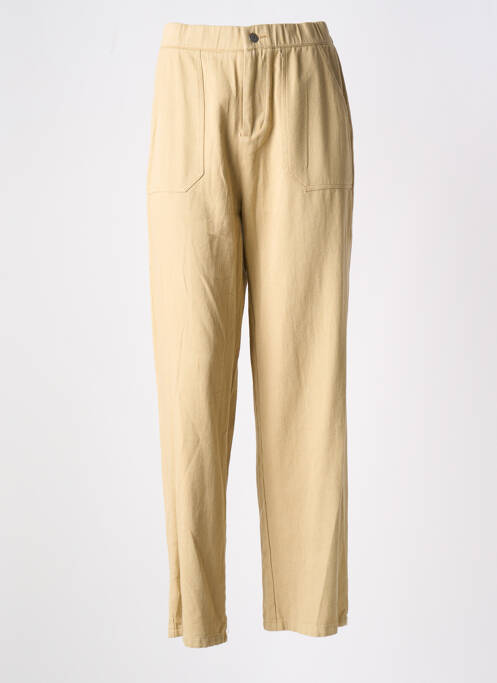 Pantalon drept bej EMILIE.K femeie