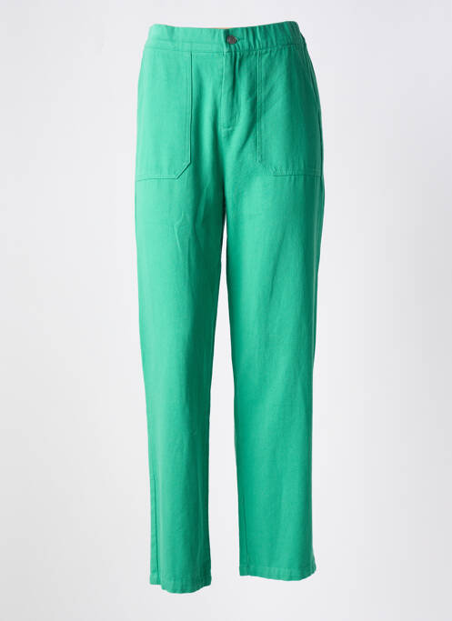 Pantalon drept verde EMILIE.K femeie