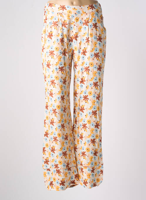 Pantalon larg bej COMPAÑIA FANTASTICA femeie