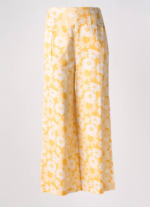 Pantalon larg galben COMPAÑIA FANTASTICA femeie