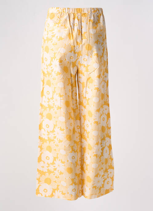 Pantalon larg galben COMPAÑIA FANTASTICA femeie