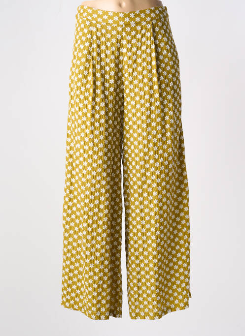 Pantalon larg verde TRAFFIC PEOPLE femeie