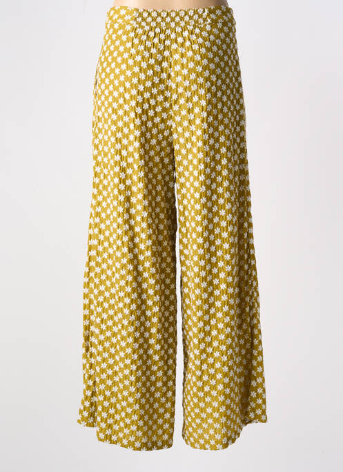 Pantalon larg verde TRAFFIC PEOPLE femeie