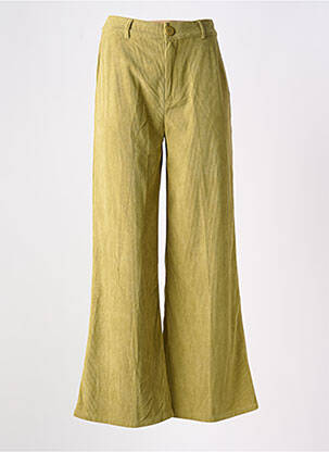 Pantalon larg verde COMPAÑIA FANTASTICA femeie