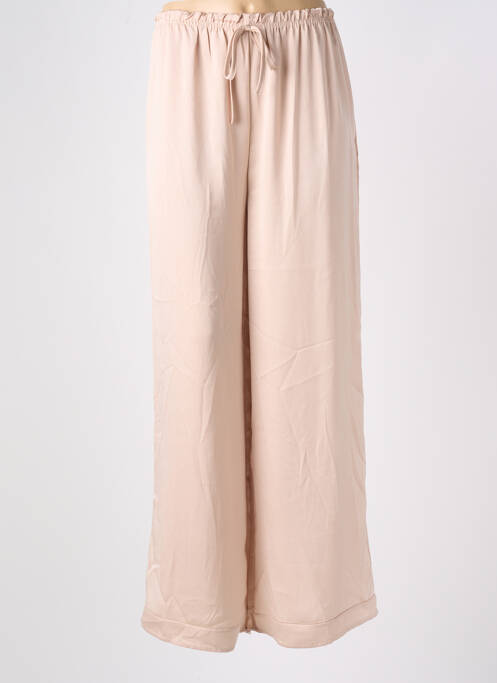 Pantalon larg bej deschis GARDEN  femeie
