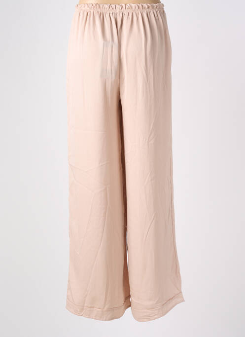 Pantalon larg bej deschis GARDEN  femeie