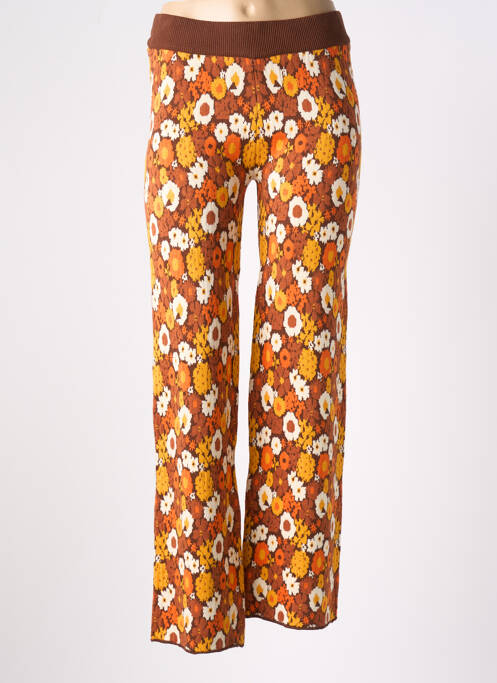 Pantalon larg maro COMPAÑIA FANTASTICA femeie