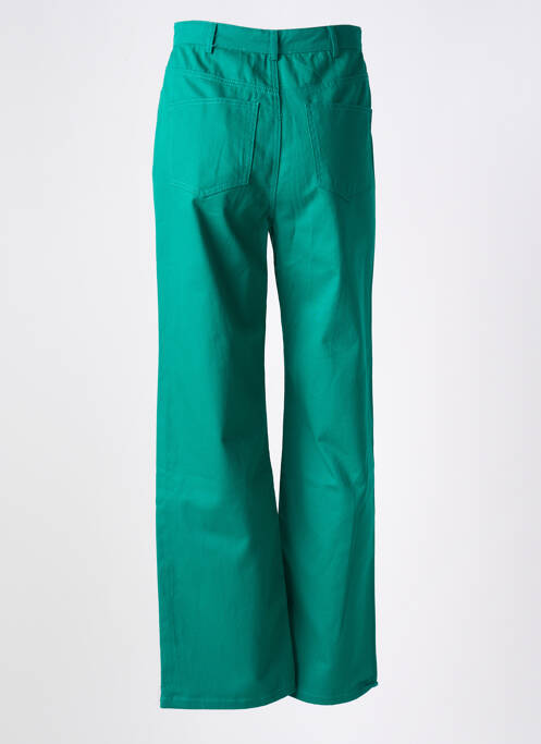 Pantalon larg verde CHERRY PARIS femeie