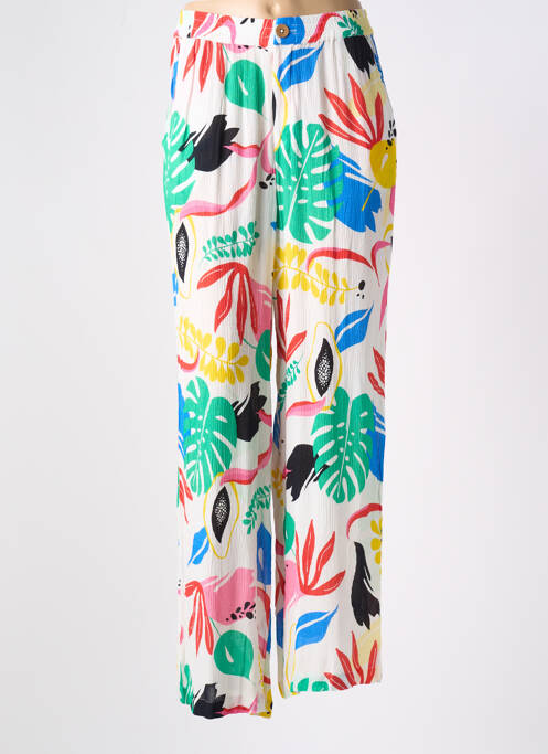 Pantalon larg alb LES TROPEZIENNES PAR M.BELARBI femeie