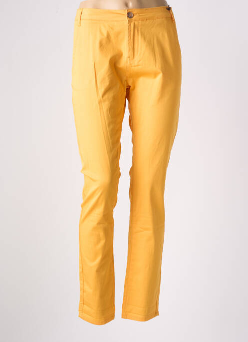 Pantalon chino galben REMIXX femeie