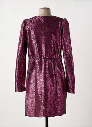 Rochie scurtă mâneci lungi mâneci lungi violet ATELIER EVÈNE femeie