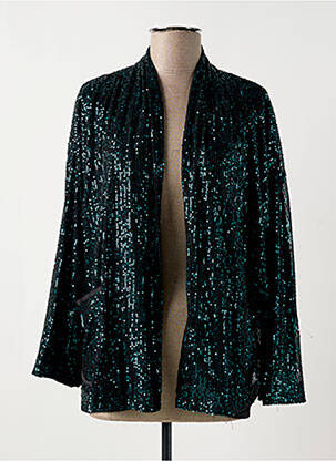 Vestă cu mâneci lungi verde KILKY femeie