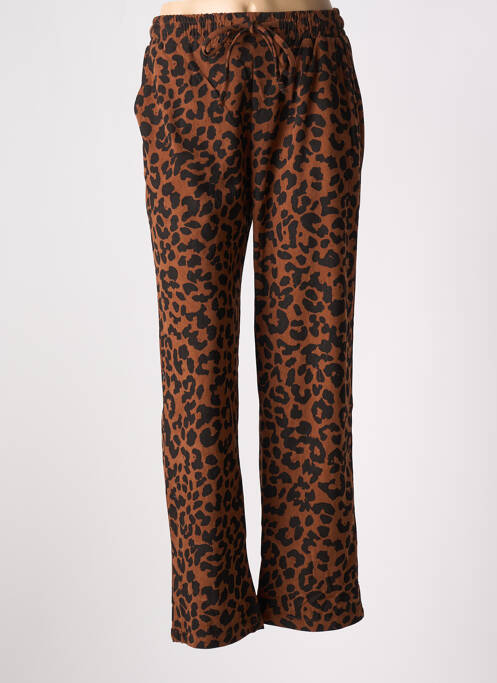Pantalon drept maro EMILIE.K femeie