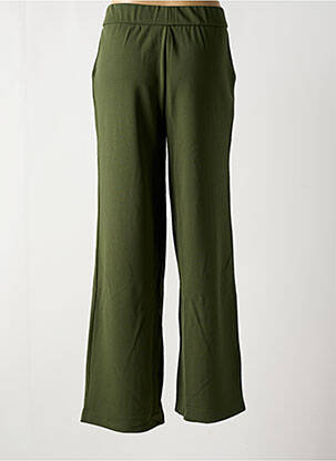 Pantalon evazat elasticitate talie înaltă verde ONLY femeie