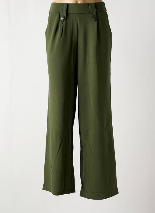 Pantalon evazat verde ONLY femeie