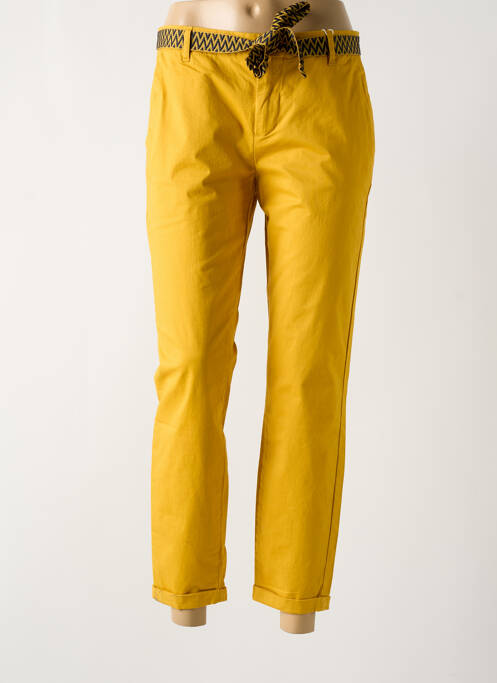 Pantalon chino galben ONLY femeie