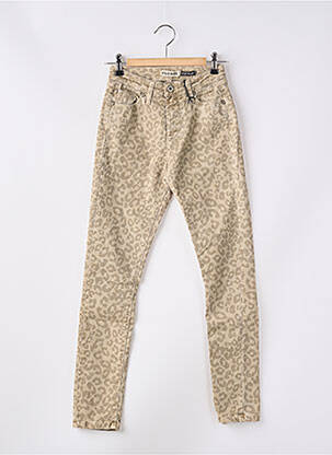 Blugi cu croială slim bej PLEASE femeie