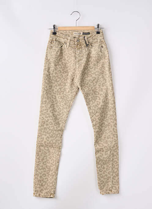 Blugi cu croială slim bej PLEASE femeie
