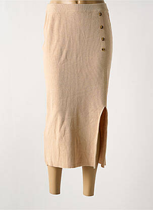 Fustă lungă bej CALIE femeie