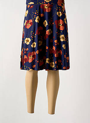 Fustă midi albastru KING LOUIE femeie