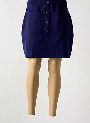 Fustă scurtă albastru CALIE femeie