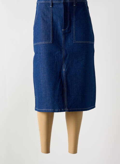 Fustă midi albastru NUMPH femeie