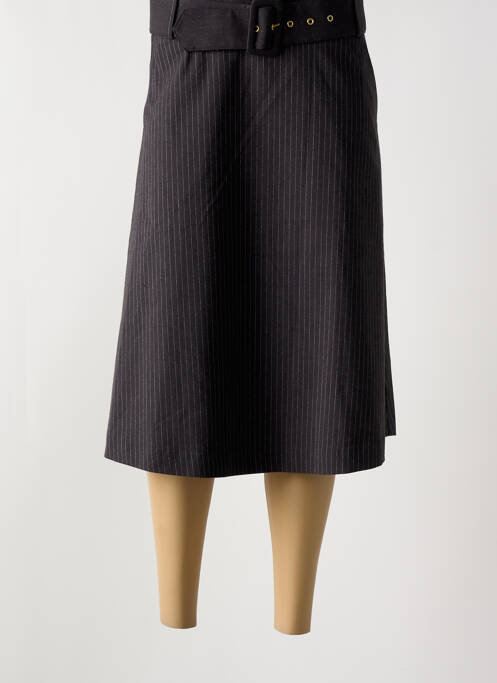 Fustă midi gri NUMPH femeie