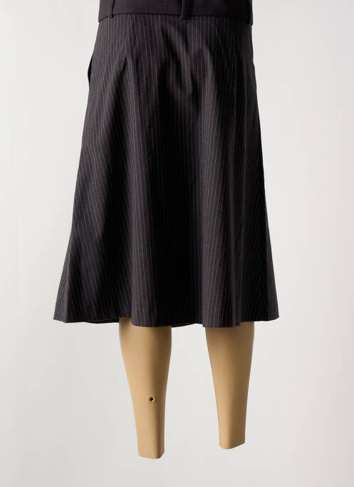 Fustă midi gri NUMPH femeie