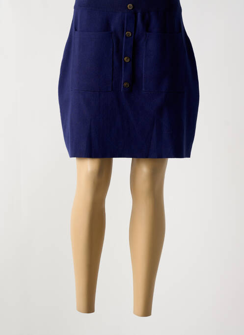 Fustă scurtă albastru CALIE femeie