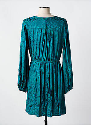 Rochie scurtă croială fluidă mâneci lungi verde GRACE & MILA femeie
