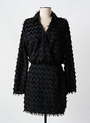 Rochie scurtă mâneci lungi mâneci lungi negru KILKY femeie