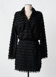 Rochie scurtă mâneci lungi mâneci lungi negru KILKY femeie