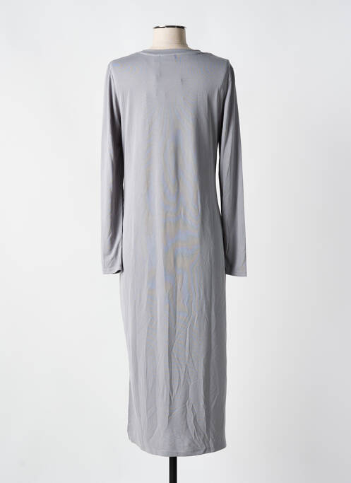 Rochie lungă gri PIECES femeie